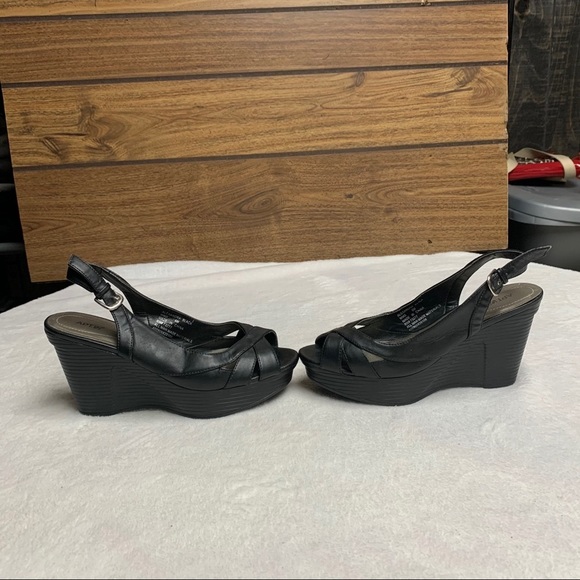 Apt 9 Alexandra style open toe wedges size 6 - Picture 3 of 8